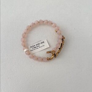 Alex and Ani Pink Shore Seahorse Pink Beaded Bracelet